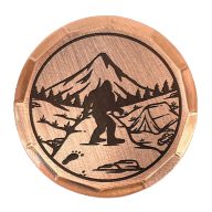 Sunfish Bigfoot Embossed Ball Marker — Copper, view 1 of 2
