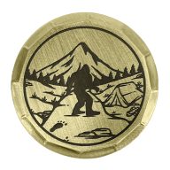 Sunfish Bigfoot Embossed Ball Marker — Copper, view 2 of 2