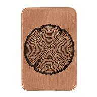 Sunfish Tree Rings Embossed Ball Marker — Guitar Pick, view 4 of 4