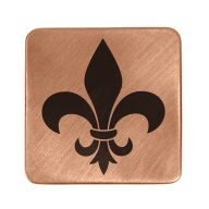 Sunfish Fleur-de-lis Embossed Ball Marker — Guitar Pick, view 3 of 4