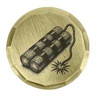 Sunfish Dynamite Embossed Ball Marker — Guitar Pick, view 2 of 5