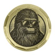Sunfish Sasquatch Embossed Ball Marker — Guitar Pick, view 2 of 5