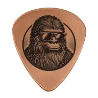 Sunfish Sasquatch Embossed Ball Marker — Guitar Pick, view 3 of 5