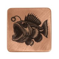 Sunfish Anglerfish Embossed Ball Marker — Guitar Pick, view 3 of 4
