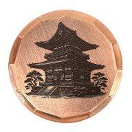 Sunfish Japanese Temple Embossed Ball Marker — Guitar Pick, view 1 of 4