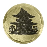 Sunfish Japanese Temple Embossed Ball Marker — Guitar Pick, view 2 of 5