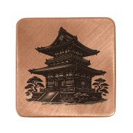 Sunfish Japanese Temple Embossed Ball Marker — Guitar Pick, view 2 of 4