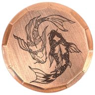 Sunfish Koi Fish Embossed Ball Marker — Guitar Pick, view 1 of 4
