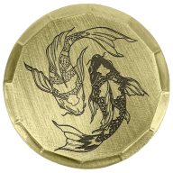 Sunfish Koi Fish Embossed Ball Marker — Guitar Pick, view 2 of 5