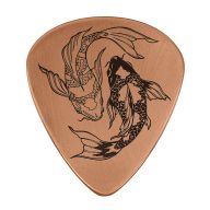 Sunfish Koi Fish Embossed Ball Marker — Guitar Pick, view 3 of 4