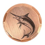 Sunfish Marlin Embossed Ball Marker — Copper, view 1 of 5