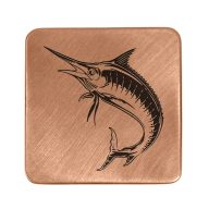 Sunfish Marlin Embossed Ball Marker — Copper, view 5 of 5