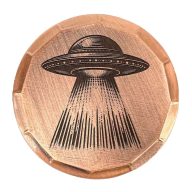 Sunfish UFO Embossed Ball Marker, view 1 of 4