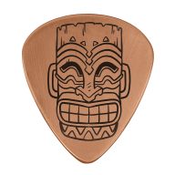 Sunfish Tiki Mask Embossed Ball Marker — Square, view 3 of 5