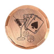 Sunfish Vices Embossed Ball Marker — Guitar Pick, view 1 of 4