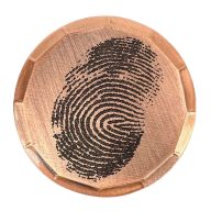 Sunfish Fingerprint Embossed Ball Marker — Guitar Pick, view 1 of 4