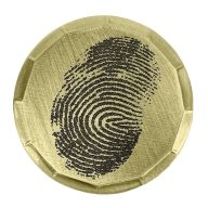 Sunfish Fingerprint Embossed Ball Marker — Guitar Pick, view 2 of 5
