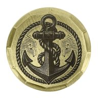 Sunfish Anchor Embossed Ball Marker — Copper, view 2 of 2