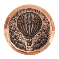 Sunfish Hot Air Balloon Embossed Ball Marker — Copper, view 1 of 2