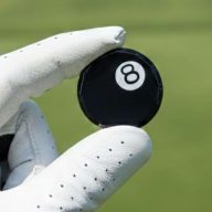 Sunfish 8 Ball Black Chrome Ball Marker, view 2 of 2