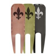 Sunfish Fleur-de-lis Divot Tool — Copper, view 2 of 3