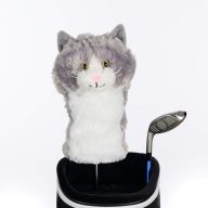 Daphne's Headcovers Cat — Grey & White, view 1 of 6