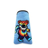 Smathers & Branson Dancing Bear Tie Dye — Light Blue, view 2 of 3