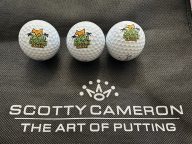 Scotty Cameron Scotty Dog Pro V1 Logo Ball — Gallery, Orange, view 4 of 7