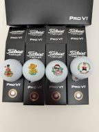 Scotty Cameron Holiday Pro V1 Logo Ball, view 1 of 2