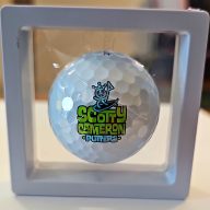 Scotty Cameron Peace Surfer Pro V1 Logo Ball — Tiffany/Lime, view 3 of 3