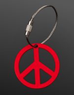 Scotty Cameron Peace Sign Key Fob — Red, view 1 of 3