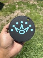 Scotty Cameron Seven Point Crown Bag Tag — Baby Blue, view 3 of 4