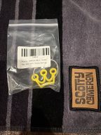 Scotty Cameron Crown Key Fob — Yellow, view 1 of 2