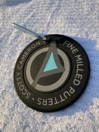 Scotty Cameron Pin Flag Putting Disc — Tiffany Blue, view 2 of 2