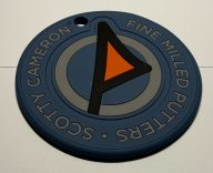 Scotty Cameron Pin Flag Putting Disc — Blue/Orange, view 3 of 3