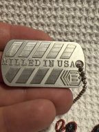 Bettinardi Army Bag Tag — Silver DASS 303, view 1 of 2