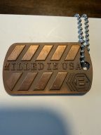 Bettinardi Army Bag Tag — Copper, view 2 of 2