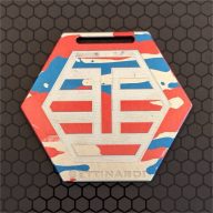 Bettinardi Chicago THive Flag Bag Tag, view 4 of 4