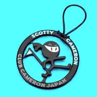 Scotty Cameron Wasabi Ninja Bag Tag, view 1 of 2