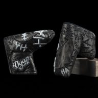 Don't Give A Putt Defaced DGAP Skull — Black, view 1 of 6
