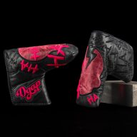 Don't Give A Putt Defaced DGAP Skull — Pink, view 2 of 6