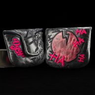 Don't Give A Putt Defaced DGAP Skull — Pink, view 5 of 6