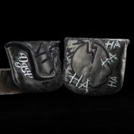 Don't Give A Putt Defaced DGAP Skull — Black, view 6 of 6