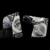 Don't Give A Putt DGAP Stacked Poker Chip — Black, view 3 of 7