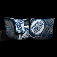 Don't Give A Putt DGAP Stacked Poker Chip — Blue, view 6 of 7