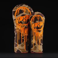 Don't Give A Putt Duck Camo Dripping Skull, view 1 of 2