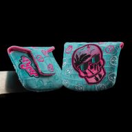 Don't Give A Putt Exotic Sunset Skull, view 2 of 2