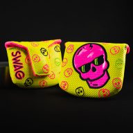 Don't Give A Putt Lemon Zest Pink Zig Zag, view 1 of 2