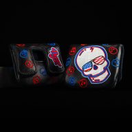 Don't Give A Putt Real Deal Americana Skull — Black, view 3 of 12
