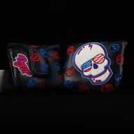 Don't Give A Putt Real Deal Americana Skull — Black, view 8 of 12